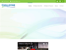 Tablet Screenshot of chilldyne.com